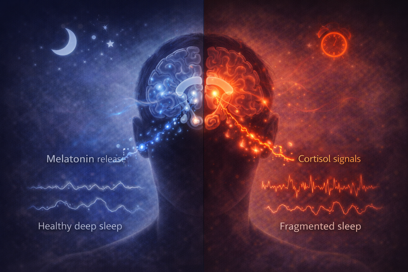 Why Chronic Stress Disrupts Energy, Sleep, and Mood