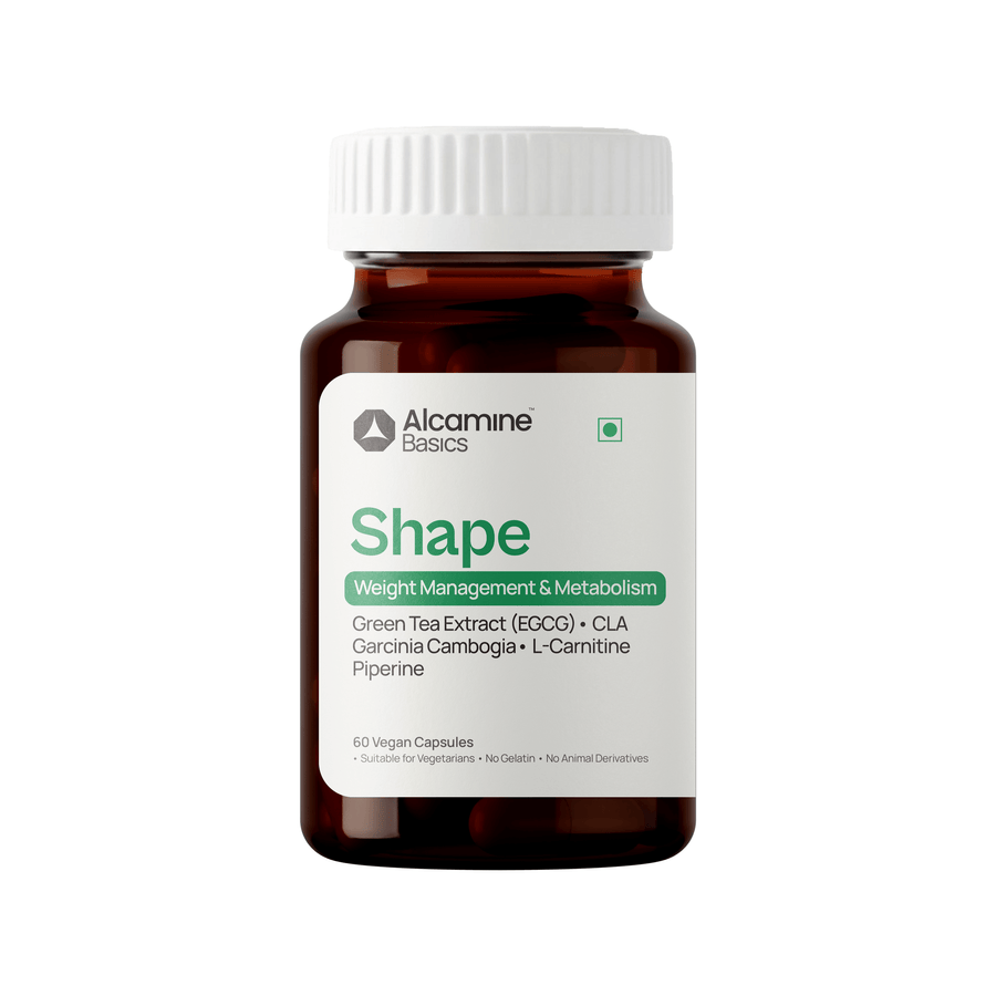 Alcamine Thermogenic Fat Burner Supplement with Green Tea Extract, Garcinia Cambogia, L-Carnitine, and CLA (60 Capsules)