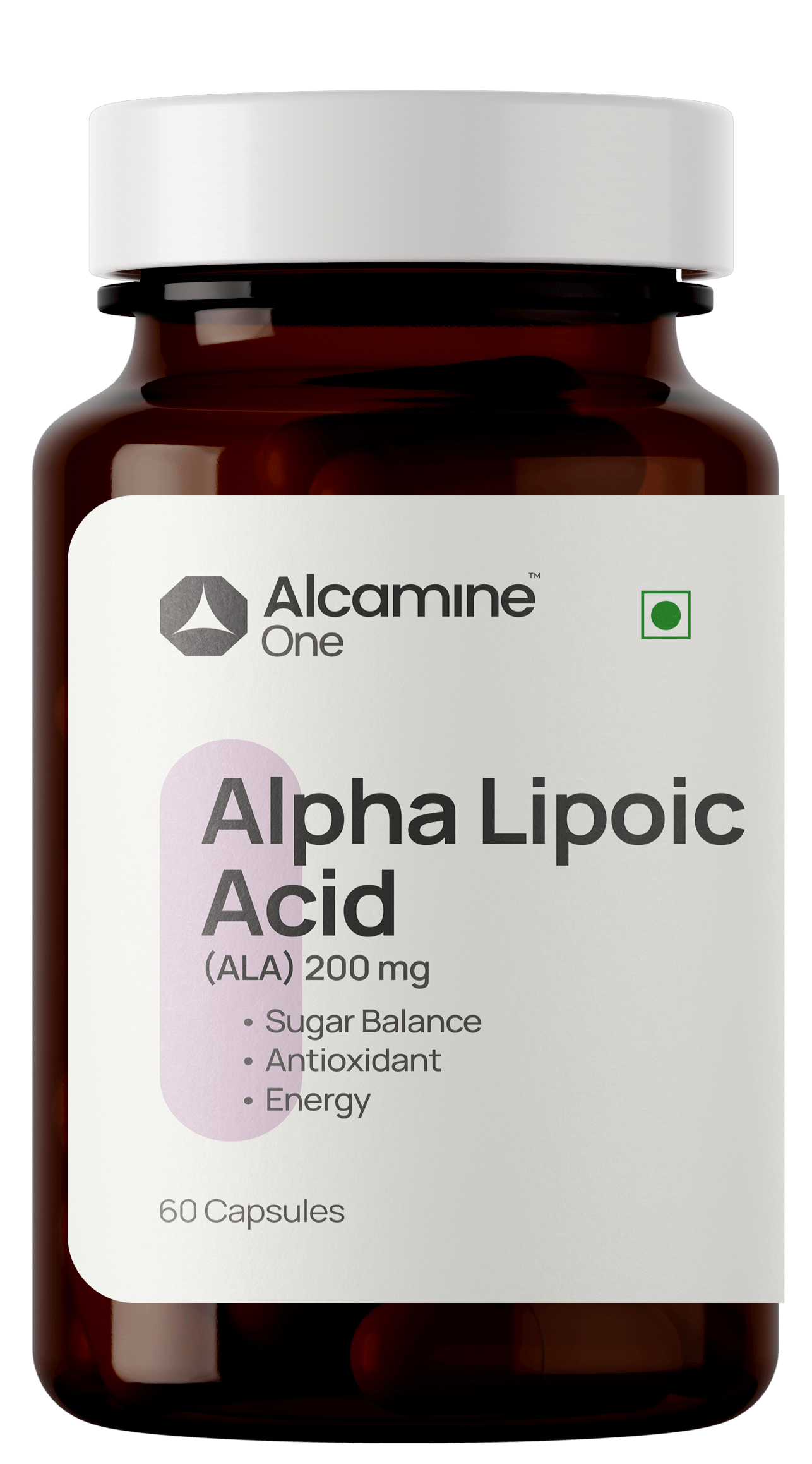 Alcamine Alpha Lipoic Acid (ALA) 200 mg | Advanced Antioxidant & Metabolism Support