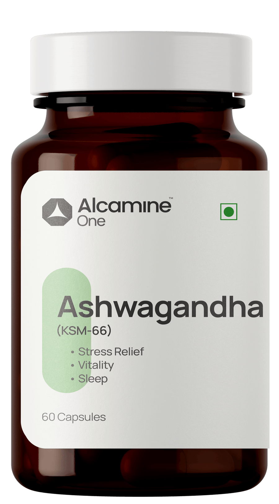 Alcamine Ashwagandha 600 mg | Stress, Mood & Energy Support