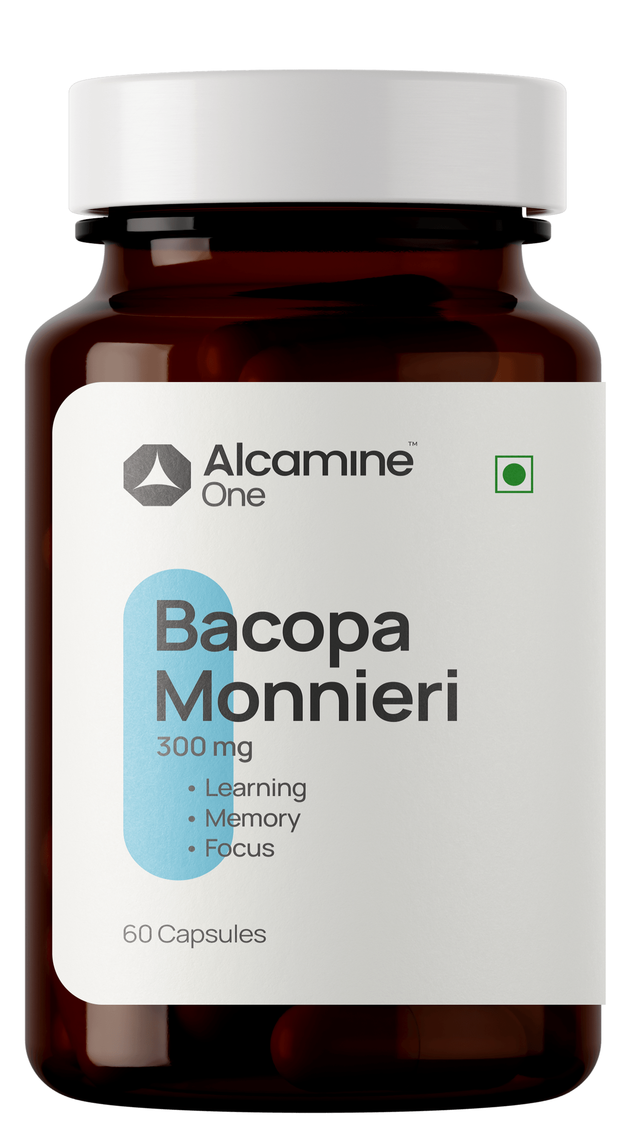 Alcamine Bacopa Monnieri 300 mg | Memory, Focus & Cognitive Support
