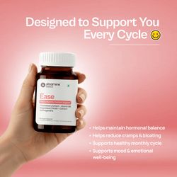 Alcamine PMS & Cycle Balance Supplement with Chasteberry (Vitex), Ashwagandha, Magnesium Citrate & Vitamin B6 (60 Capsules) thumbnail 2