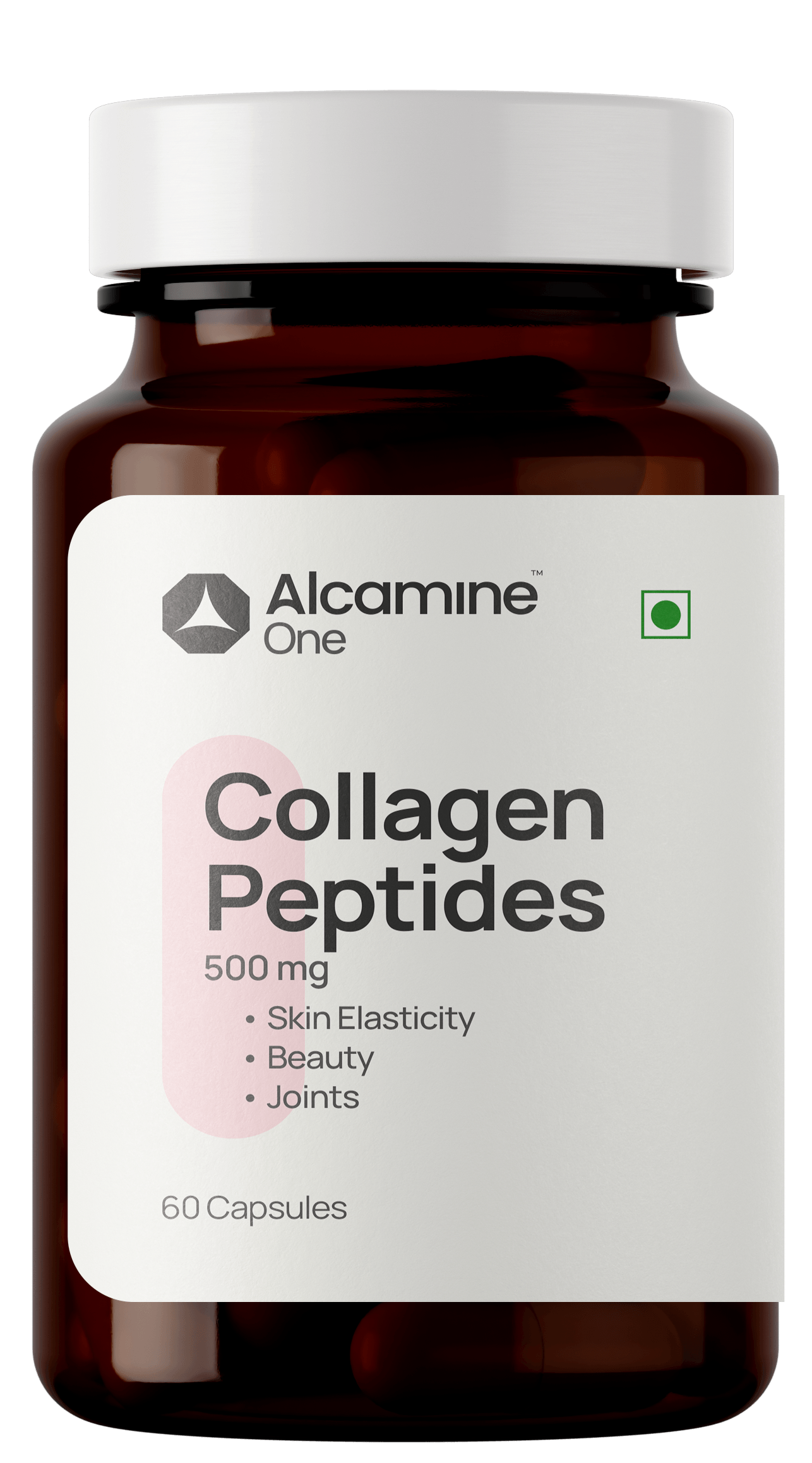 Alcamine Collagen Peptides 500 mg | Skin, Hair & Joint Support