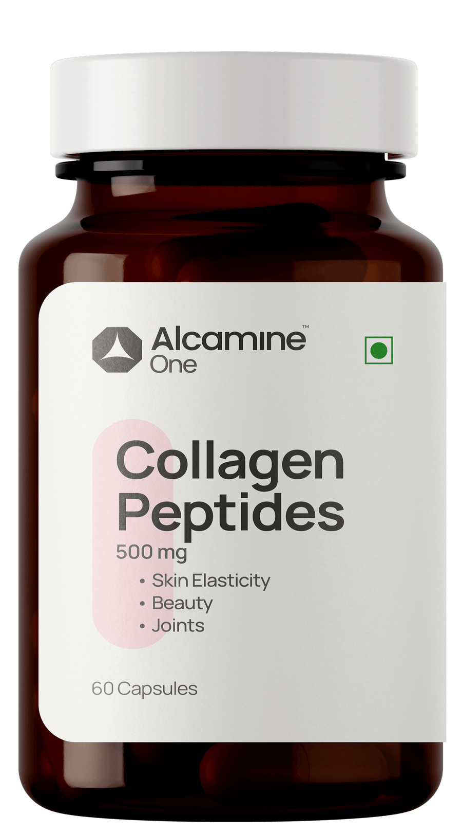 Alcamine Collagen Peptides 500 mg | Skin, Hair & Joint Support