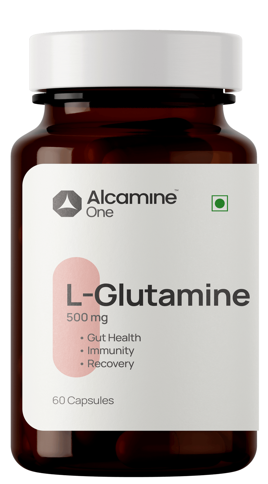 Alcamine L-Glutamine 500 mg | Gut, Muscle Recovery & Immune Support