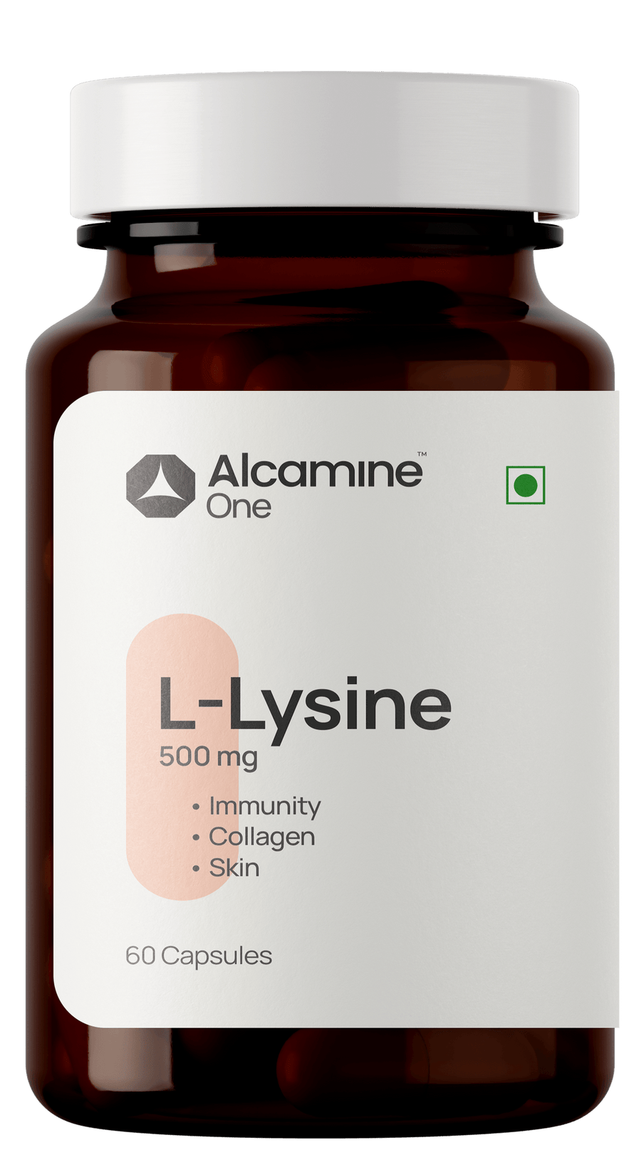 Alcamine L-Lysine 500 mg | Immune, Skin & Collagen Support