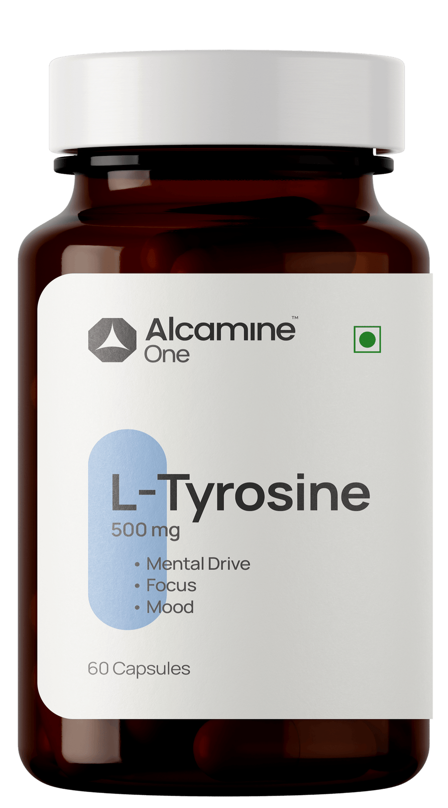 Alcamine L-Tyrosine 500 mg | Focus, Mood & Cognitive Support