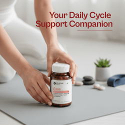 Alcamine PMS & Cycle Balance Supplement with Chasteberry (Vitex), Ashwagandha, Magnesium Citrate & Vitamin B6 (60 Capsules) thumbnail 7