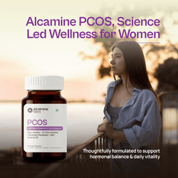 Alcamine PCOS & Hormonal Balance Supplement with Myo & D-Chiro Inositol (40:1 Ratio), NAC, Chromium & Vitamin D3 (60 Capsules) thumbnail 9