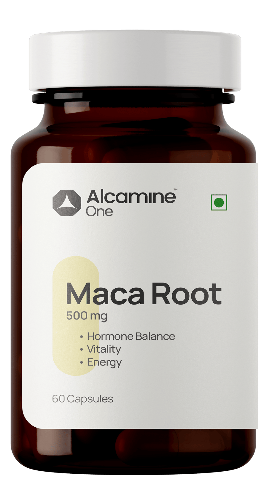 Alcamine Maca Root 500 mg | Energy, Hormonal Balance & Vitality Support