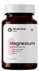 Alcamine Magnesium Bisglycinate 200 mg | High-Absorption Stress, Sleep & Muscle Support