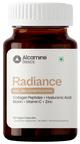 Alcamine Collagen & Biotin Capsules for Skin, Hair & Nail Health, with Hyaluronic Acid, Vitamin C & Zinc (60 Capsules)