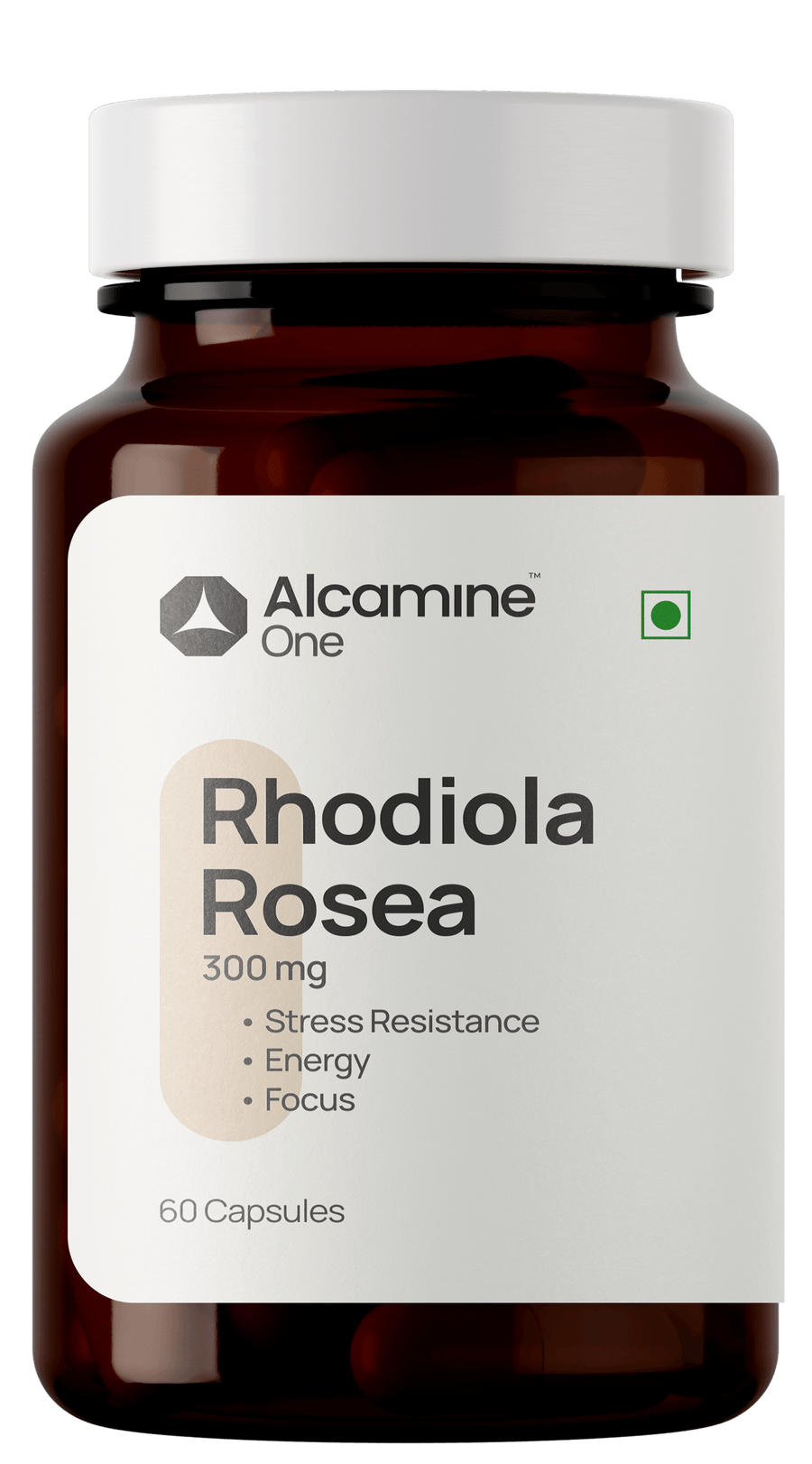 Alcamine Rhodiola Rosea 500 mg | Energy, Endurance & Stress Support