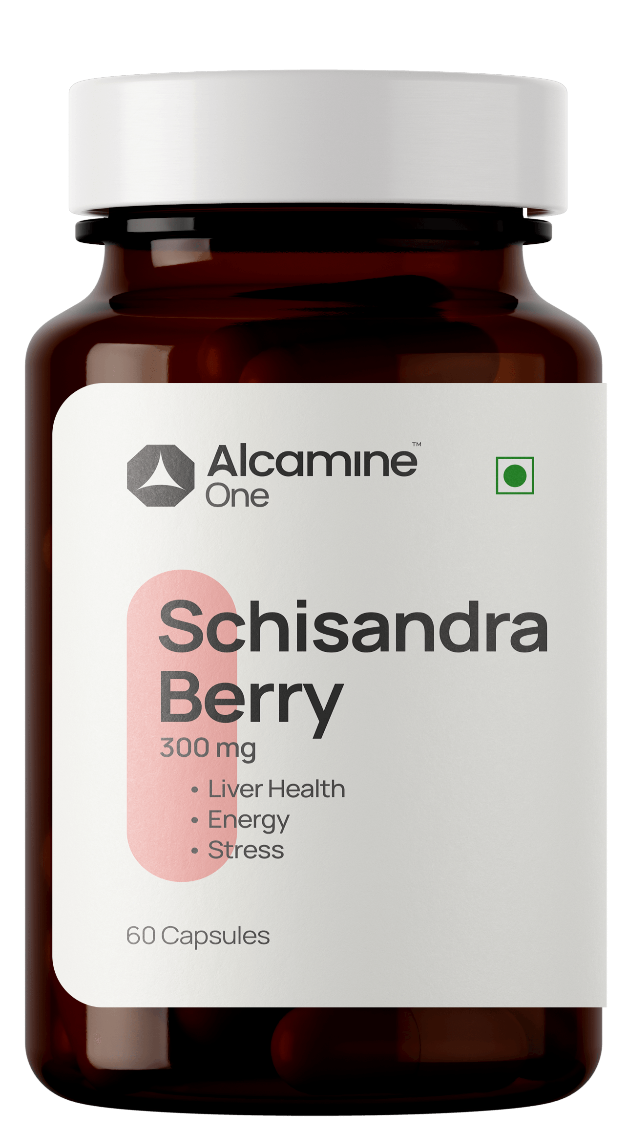 Alcamine Schisandra Berry 500 mg | Stress, Endurance & Liver Support